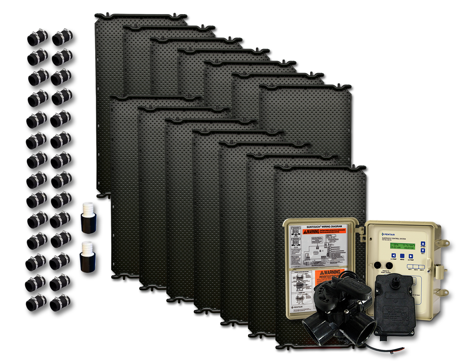 14 Panel Solar Pool Heater - Thermax